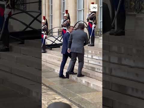 Emmanuel Macron recibió a Javier Milei en el Palacio del Elíseo