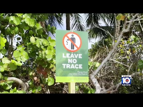 City of Miami officials launch Leave No Trace program to combat island trash pollution