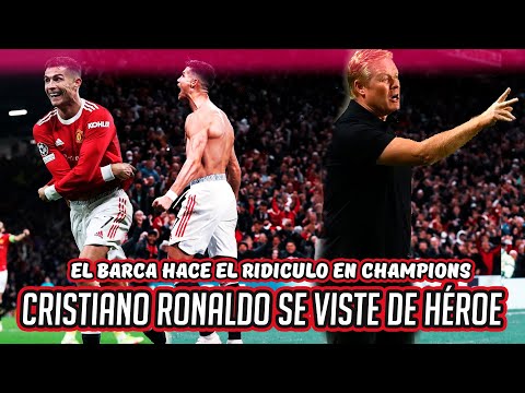 CRISTIANO se VISTE de HEROE para SALVAR al MANCHESTER UNITED | OTRO RIDICULO del BARCA en CHAMPIONS