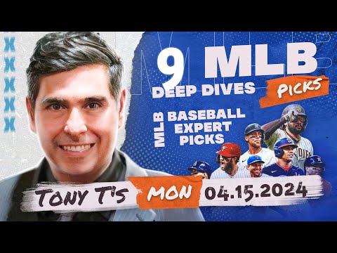 9 FREE MLB Picks and Predictions on MLB Betting Tips for Today, Monday 4/15/2024