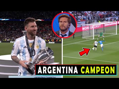 ASI REACIONA PRENSA EUROPEA A TITULO DE ARGENTINA VS ITALIA 3-0 CAMPEON DE LA FINALISSIMA