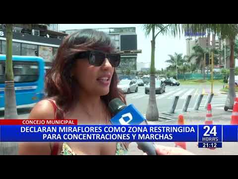 Miraflores: vecinos opinan sobre medida que restringe concentraciones y marchas públicas