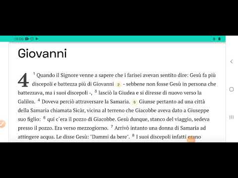 Curso de Italiano - Aprender Italiano con Santa Biblia - Evangelio de Juan 4