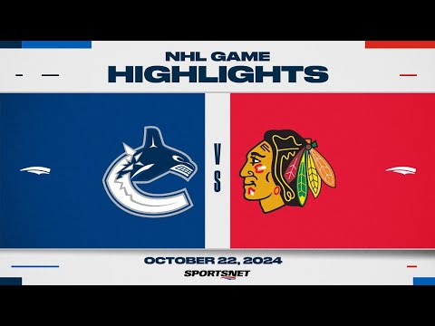 NHL Highlights | Canucks vs. Blackhawks - October 22, 2024