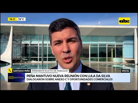 Santiago Peña mantuvo nueva reunión con Lula Da Silva en Brasil