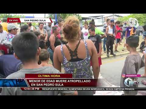 Once Noticias | Menor de edad muere atropellado en la Ave. Juan Pablo II, SPS
