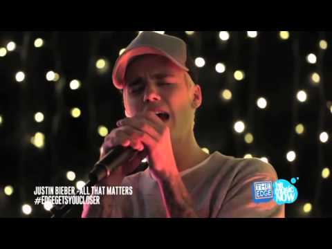 Justin Bieber - All That Matters (live acoustic) HD