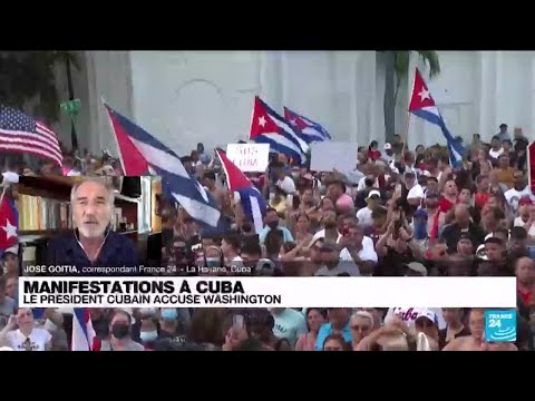 Manifestations à Cuba : protestations historiques contre la dictature • FRANCE 24