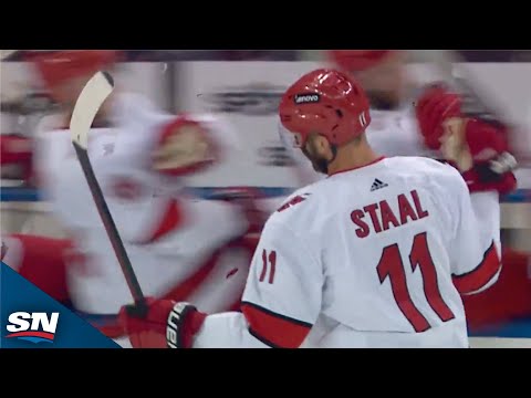 Hurricanes Jordan Staal Displays Sweet Hands And Finishes On The Backhand