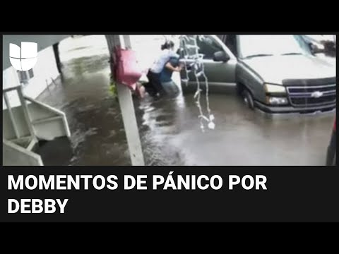 Hispano cuenta los momentos de angustia que vivió a causa de Debby y cómo puso a salvo a su familia