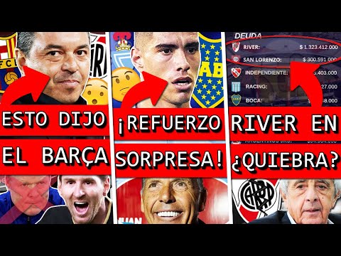 ? GALLARDO suena en BARCELONA por esto+ ¿BOCA suma refuerzo INESPERADO+ RIVER y su DEUDA millonaria