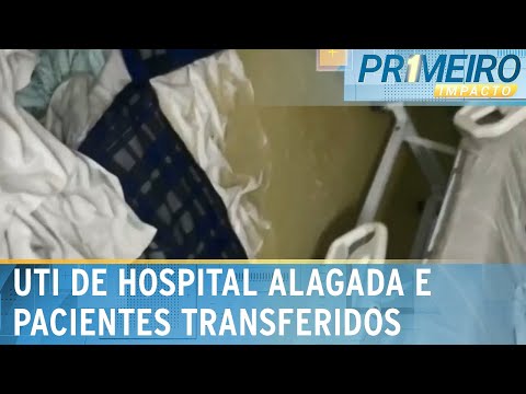 UTI de hospital em Osasco (SP) alaga e pacientes são transferidos | Primeiro Impacto (11/01/24)