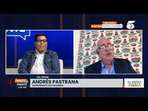 Expresidente de Colombia, Andrés Pastrana, llama a defender la libertad de prensa en Honduras