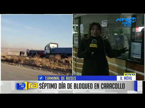 Bloqueo en Caracollo afecta viajes a La Paz desde la Terminal de Buses de Cochabamba