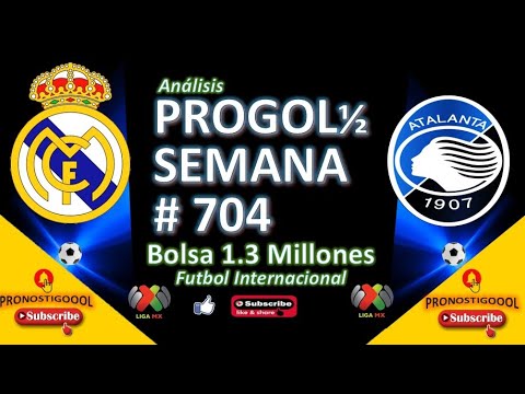 Progol Media Semana # 704 Bolsa Inicial de 1.3 MILLONES