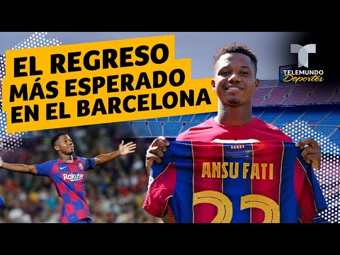 El regreso más esperado en el Barcelona ¡nueve meses después! | Telemundo Deportes