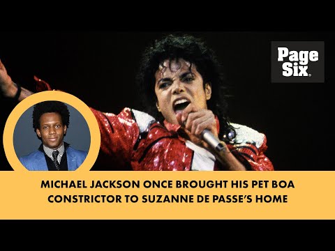 Why Michael Jackson once brought his pet boa constrictor to Suzanne de Passe’s home