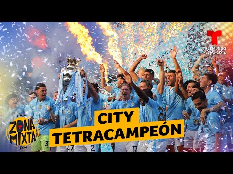 Manchester City ganó su cuarta Premier League consecutiva | Telemundo Deportes