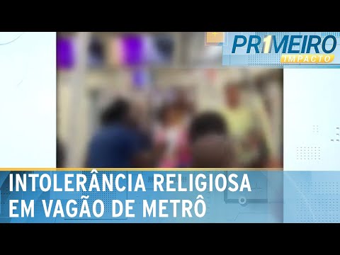 Mulher com guia sofre intolerância religiosa no metrô de Salvador | Primeiro Impacto (16/01/24)