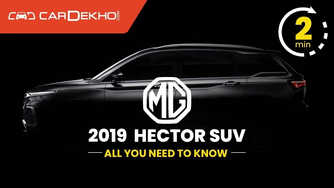 MG Hector SUV India Launch Soon | All We Know So Far | #In2Mins