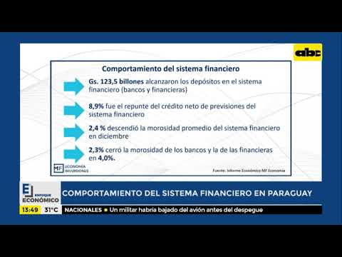 Enfoque Económico: comportamiento del sistema financiero en Paraguay