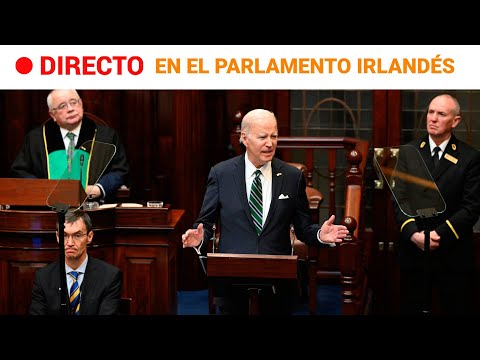 BIDENEN DIRECTO: En el PARLAMENTO para potenciar la colaboración EE.UU. e IRLANDA por la PAZ | RTVE