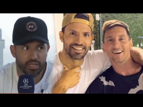 MESSIgue a todos lados: El Kun Agüero se refirió al pase de Messi a Miami
