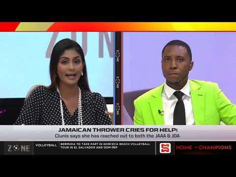 Jamaican thrower cries for help! Nayoka Clunis: No one is willing to help, SportsMax Zone react