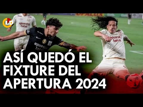 Liga 1: Así quedó el fixture del Torneo Apertura 2024 ¡Clásico peruano se jugará en la fecha 3!