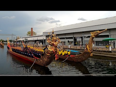 ซ้อมพายเรือราชพิธีกรมอู่ทหารเ