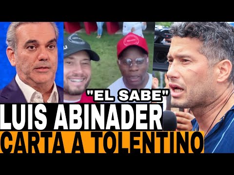 ¡DIOS MIO! LUIS ABINADER LE BAJA EL PULSO AL PERIODISTA RAMON TOLENTINO CON JORGE LUIS ESTRELLA