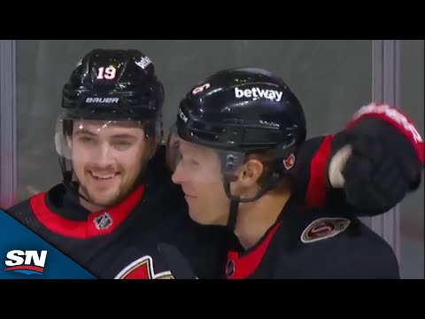 Drake Batherson Lifts Sweet Saucer Pass To Set Up Jakob Chychruns One-Timer