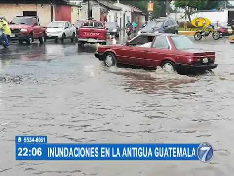 Inundaciones en Antigua Guatemala