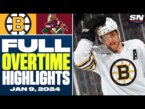 Boston Bruins at Arizona Coyotes | FULL Overtime Highlights - January 9, 2024