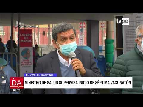 Ministro Cevallos resalta incremento de conciencia de los ciudadanos en proceso de vacunación