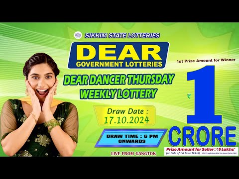 LOTTERY SAMBAD LIVE DEAR 6 PM 17.10.2024 SIKKIM LOTTERY LIVE DEAR LOTTERY LIVE LOTTERY SAMBAD