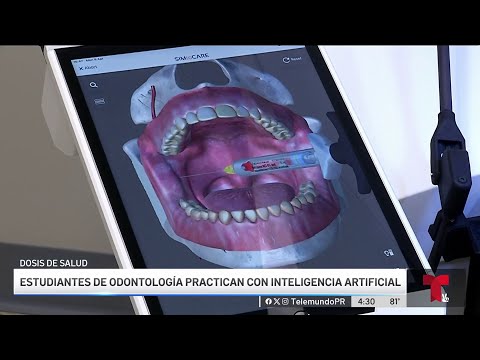 Estudiantes de odontología practican con inteligencia artificial