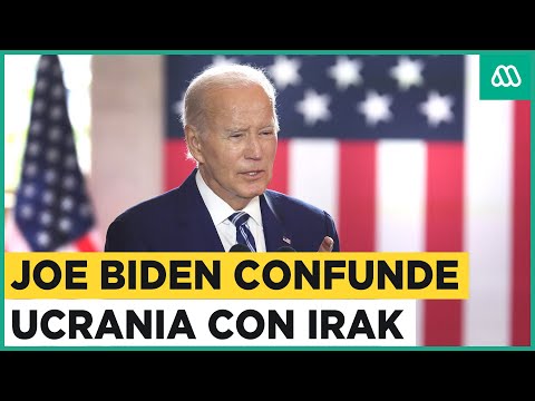 Se volvió a equivocar: Joe Biden cofunde Ucrania con Irak
