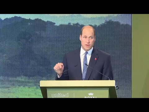 Prince William says deeper global cooperation can win the fight against illegal wildlife trafficking