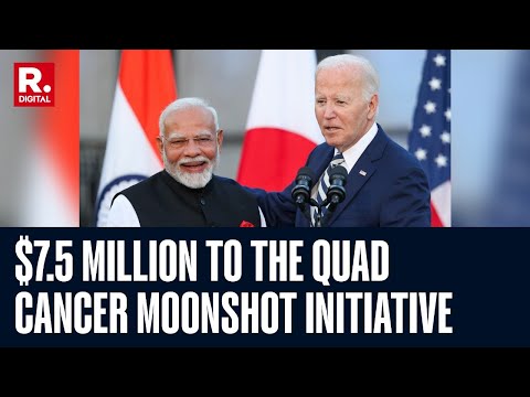 PM Modi In US: India Pledges $7 5 Million To Quad Cancer Moonshot Initiative