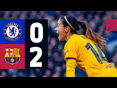 CHELSEA 0 vs 2 FC BARCELONA | UEFA WOMEN'S CHAMPIONS LEAGUE