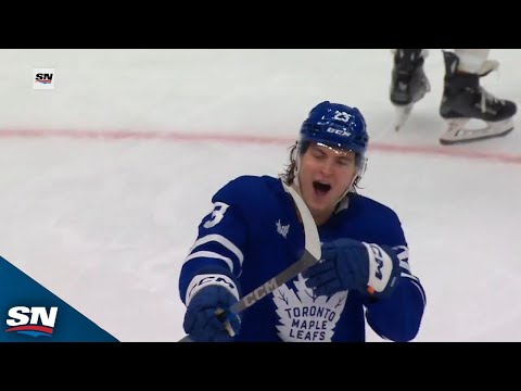 Maple Leafs Matthew Knies Unloads One To Notch First Career Hat Trick