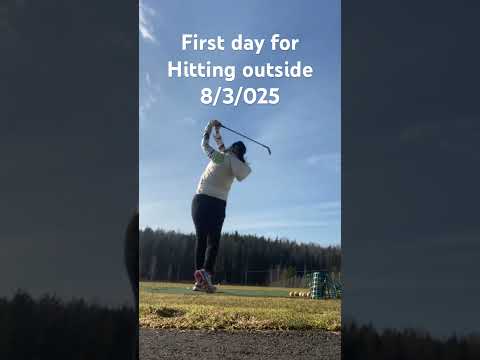 LeeJay Golf Finland  วันแรกที่ซ้อมตีลูกด้านนอก8.3.2025