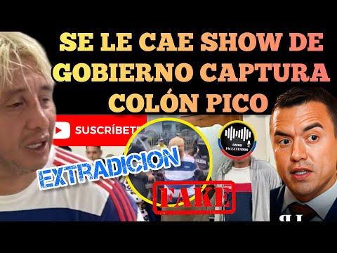 SE CAE EL SHOW DEL GOBIERNO DE CA.PTURA DE COLON PICO PARA TAPAR DERROTA NOTICIAS RFE TV