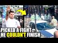 Wannabe Nazi COWERS in Fear When Civilians Fight Back