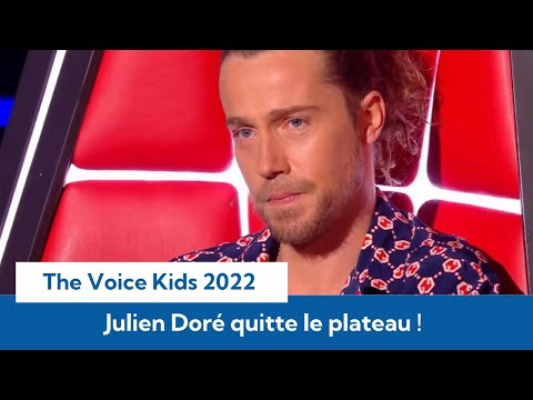 The Voice Kids 2022 : Julien Doré quitte le plateau, le tournage interrompu