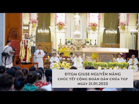 ĐTGM Giuse Nguyễn Năng chúc Tết cộng đoàn Dân Chúa TGP | Thánh lễ Giao thừa