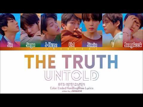 BTS - The Truth Untold (Feat. Steve Aoki) (Color Coded Lyrics Eng/Rom/Han)