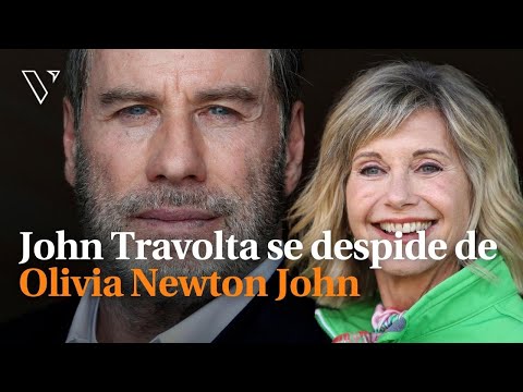 John Travolta se despide de Olivia Newton John