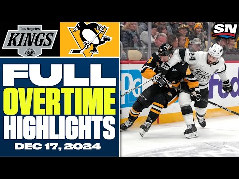 Los Angeles Kings at Pittsburgh Penguins | FULL Overtime Highlights - December 14, 2024